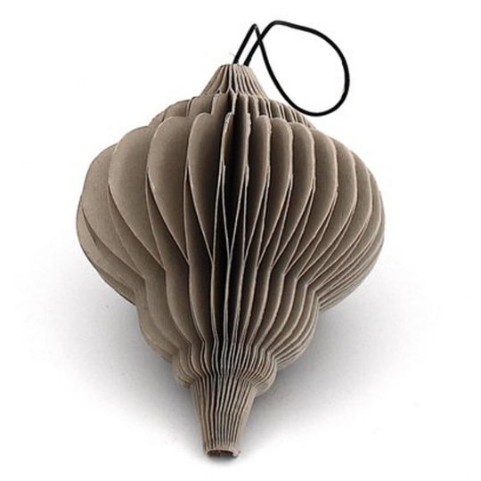 Adorno navideño 'Jewel' - Gris