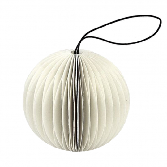 Adorno navideño 'Snowball' - Blanco