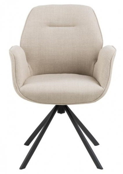 Silla 'Bjuv' - Beige/Negro