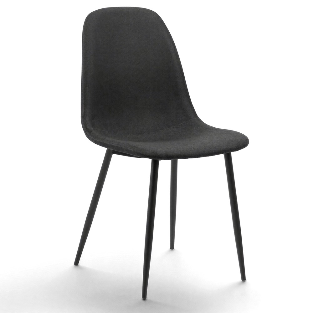 Silla 'Gal' - Gris/Negro