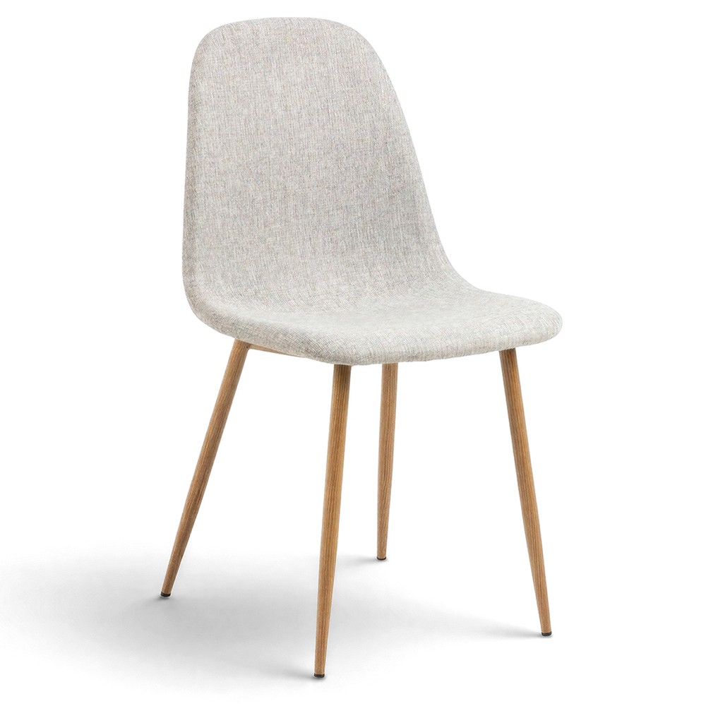 Silla 'Gal' - Gris/Natural