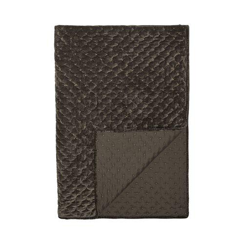 Cubrecama 'Cia' 260x260 - Marrón