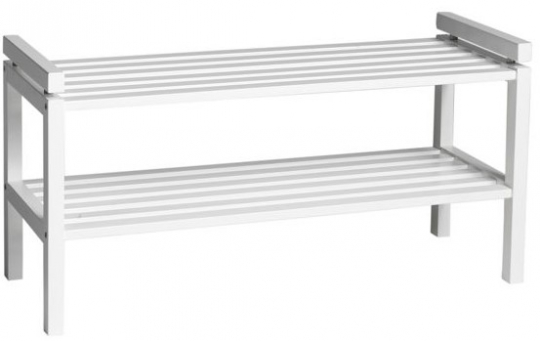 Estante para zapatos 'Confetti' 80cm - Blanco