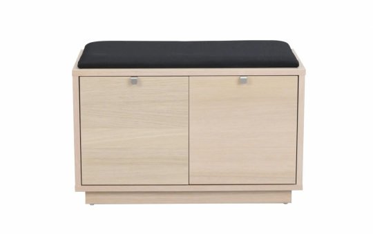 Banco 'Confetti' 70cm - Pigmentado blanco/Negro