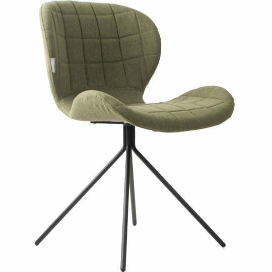 Silla 'Omg' - Terciopelo/Verde