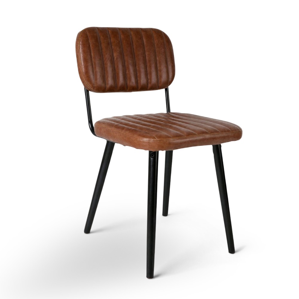 Silla 'Jake' - Vintage/Marr&oacute;n