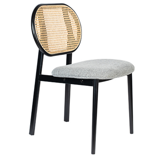 Silla 'Spike' - Natural/Gris