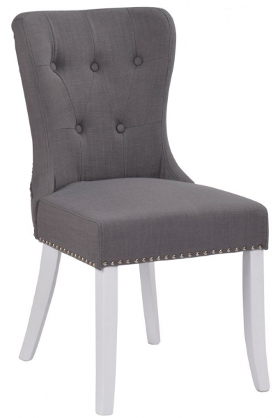 Silla 'Ina' - Gris/Blanco