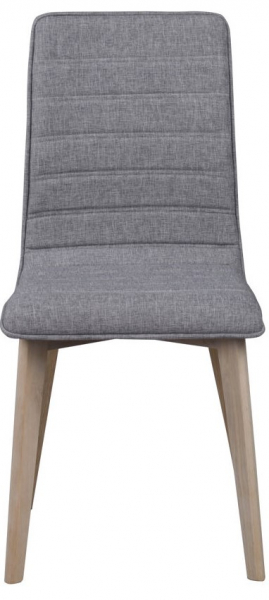 Silla 'Gracy' - Gris claro/Blanco pigmentado