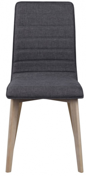 Silla 'Gracy' - Gris oscuro/Blanco pigmentado