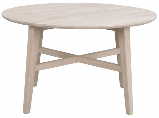 Mesa de centro 'Filippa' Redonda 90cm - Roble blanqueado