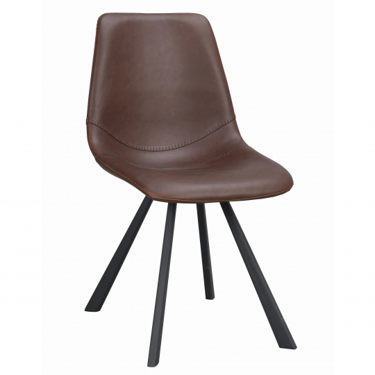 Silla 'Auburn' - Marrón/Negra