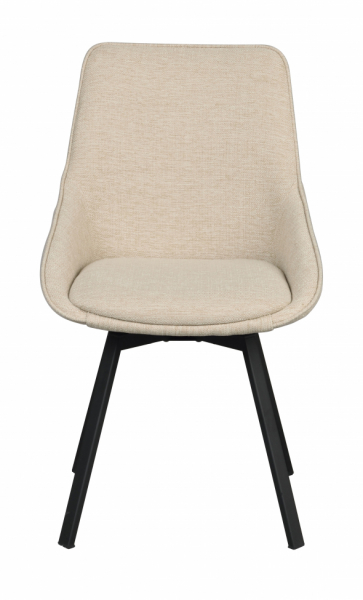 Silla 'Alison' - Beige claro/negra