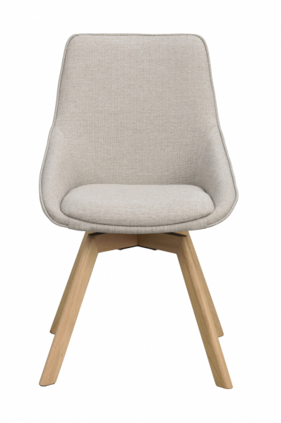 Silla 'Alison' - Beige/roble