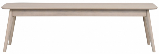 Banco 'Yumi' - Roble pigmentado blanco