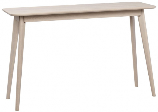 Mesa auxiliar 'Yumi' 120x40cm - Roble pigmentado blanco