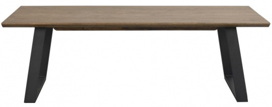 Mesa de centro 'Melville' 140x65cm - Marrón/Negro