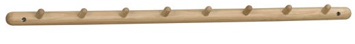 Lista de ganchos 'Milford' 80cm - Roble