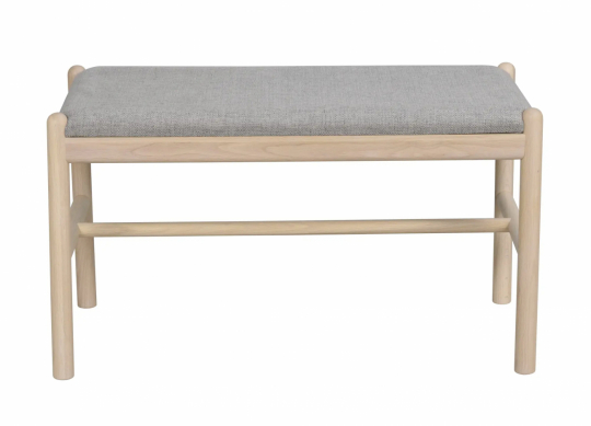 Banco 'Milford' - Pigmentado blanco/Gris