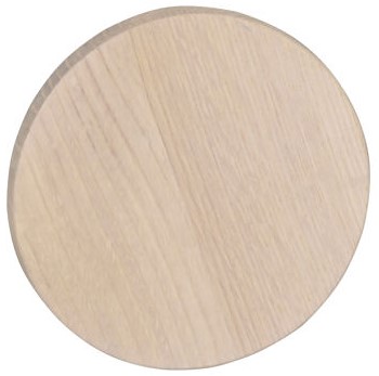 Perchero de pared 'Milford' 12cm - Pigmentado blanco