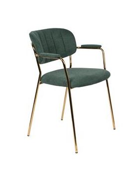 Silla 'Jolien' - Verde/Oro