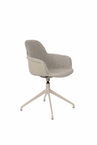Silla 'Albert' giratoria - Gris
