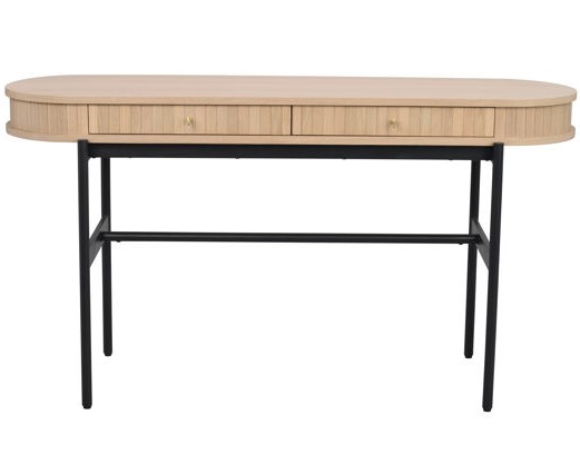 Mesa de apoyo 'Haddington' - Pigmentada blanca/Negra