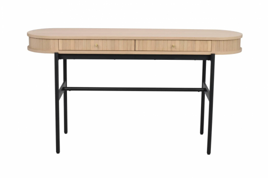 Mesa de apoyo 'Haddington' - Pigmentada blanca/Negra