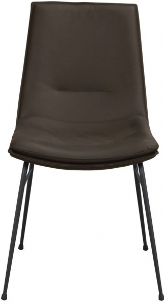 Silla de brazos 'Lowell' - Marrón