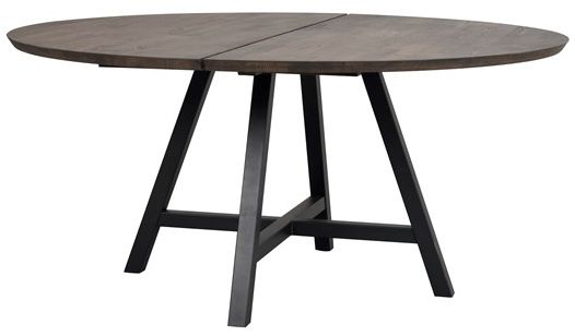 Mesa de comedor 'Carradale' Redonda 150cm - Marrón/X-pata