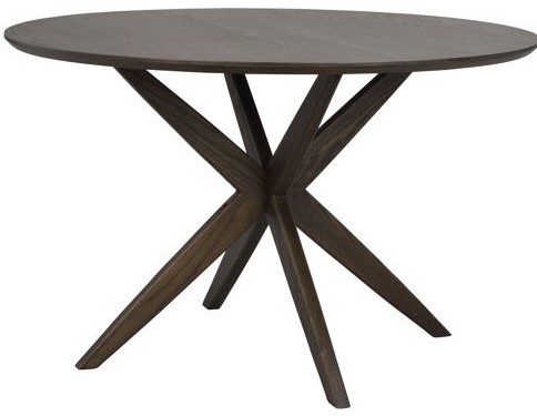 Mesa de comedor 'Calverton' Redonda 120cm - Marrón