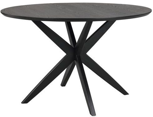Mesa de comedor 'Calverton' Redonda 120cm - Negro