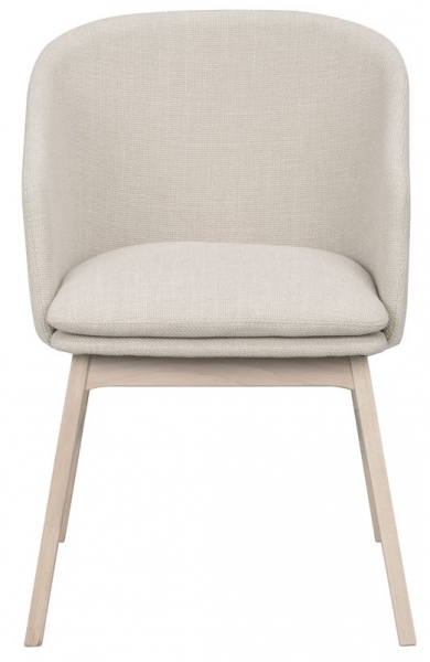 Silla con brazos 'Windham' - Beige/Pigmentado blanco