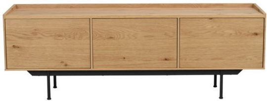 Mueble de TV 'Brewerton' - Roble/Negro