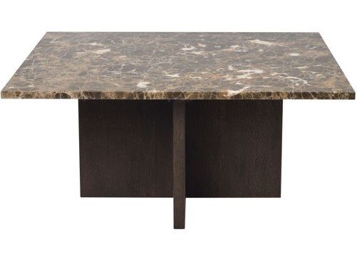 Mesa de centro 'Brooksville' 90x90cm - Marrón