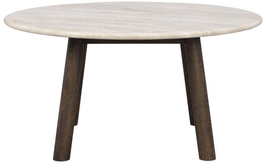 Mesa de centro 'Taransay' Redonda 90cm - Beige/Marrón