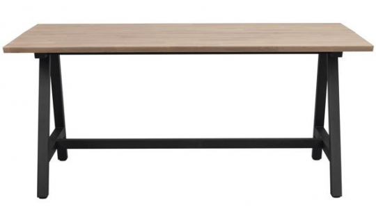 Mesa de comedor 'Carradale' 170x100cm - Roble/Pata en A