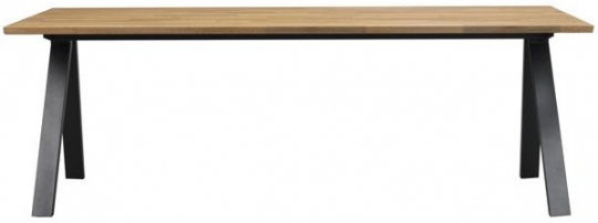 Mesa de comedor 'Carradale' 220 cm - Roble/Pata en V