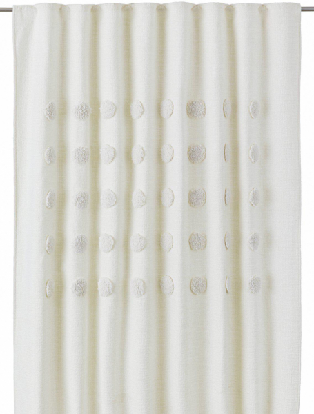 Cortina 'Pom' 140x280 - Blanco roto