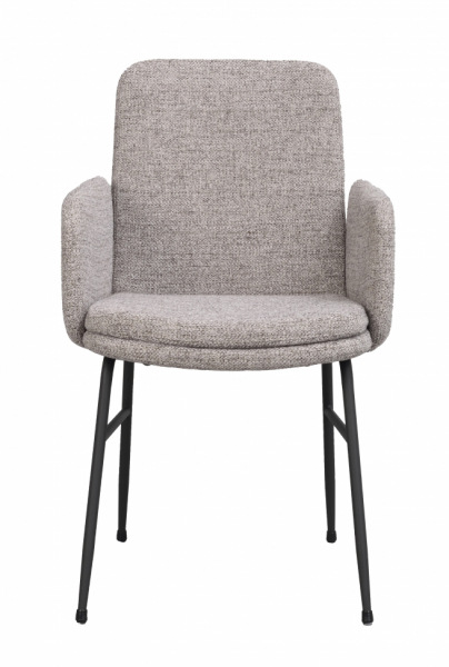 Silla de brazos 'Conklin' - Beige oscuro/negro