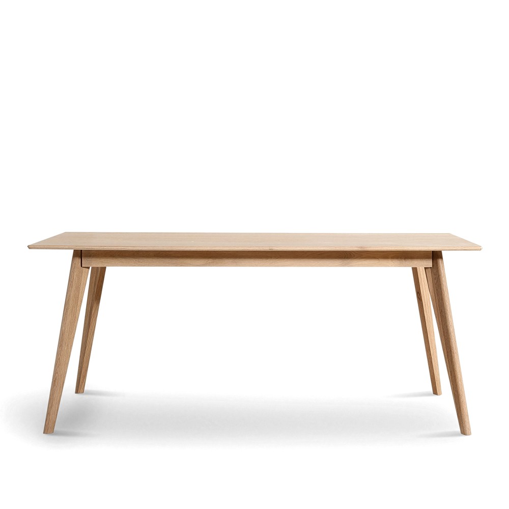 Mesa de comedor 'Line' 180 cm - Blanco pigmentado