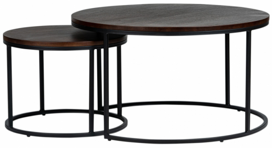 Mesa de centro 'Prime' L 2 partes - Nogal