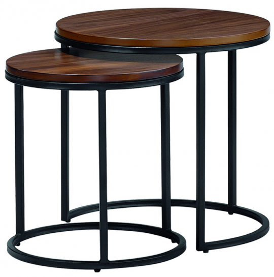 Mesa de centro 'Prime' S 2 partes - Nogal