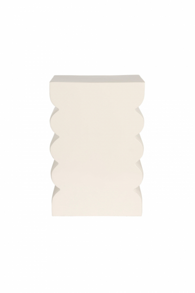 Puf 'Curves' - Beige