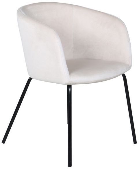 Silla 'Astrid' - Beige/Negro