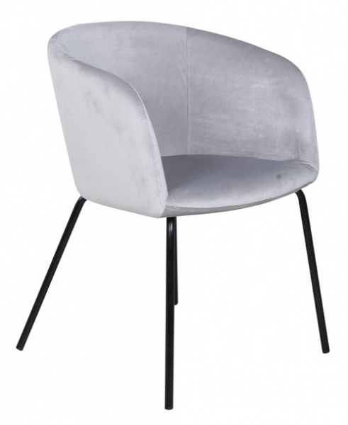 Silla 'Astrid' - Gris/Negro