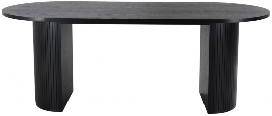 Mesa de comedor 'Barkaby' 90x200cm - Negro