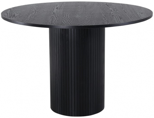 Mesa 'Barkaby' Redonda 110cm - Negra