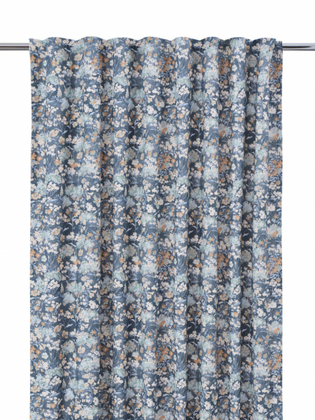2-pack Cortina 'Äng' 135x280cm - Azul