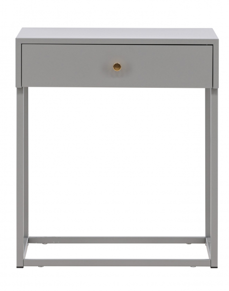 Mesita de noche 'Puglia' - Gris claro